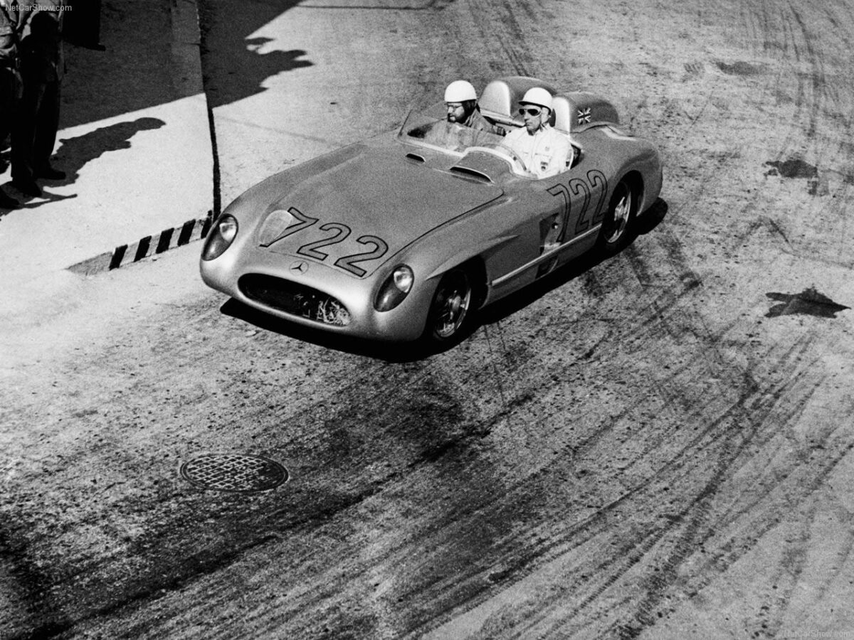 Race car driver Stirling Moss