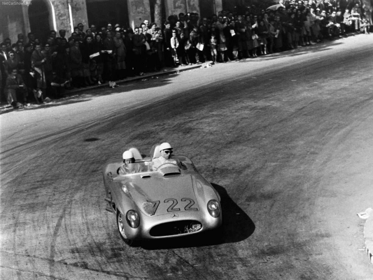 Race car driver Stirling Moss
