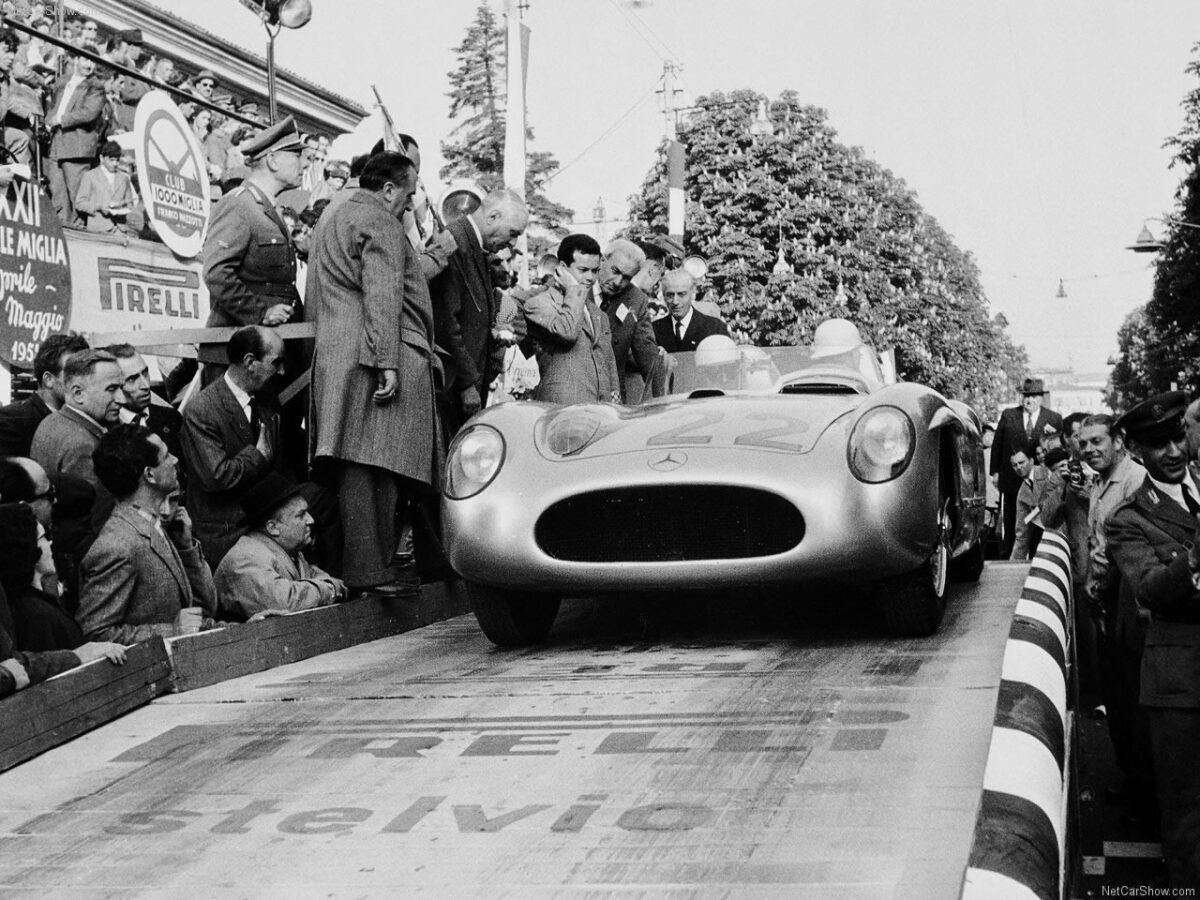 Race car driver Stirling Moss