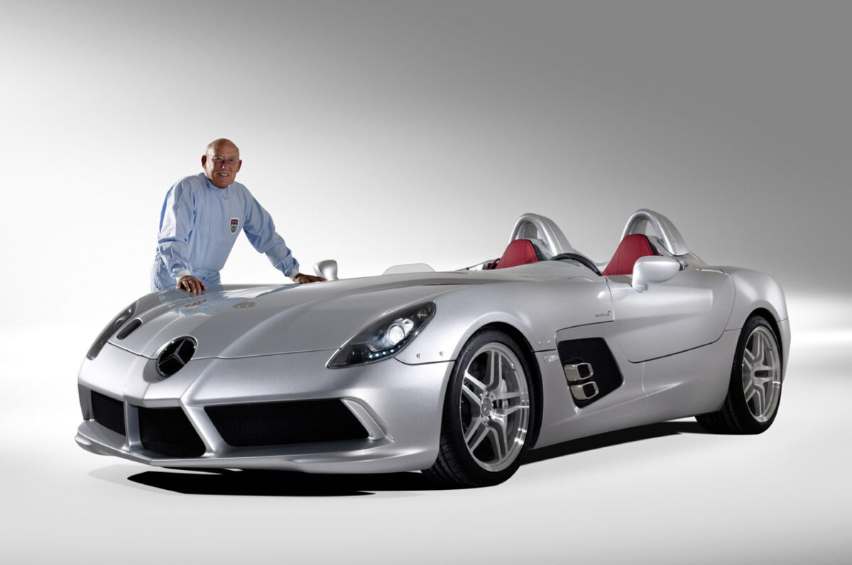 Race car driver Stirling Moss