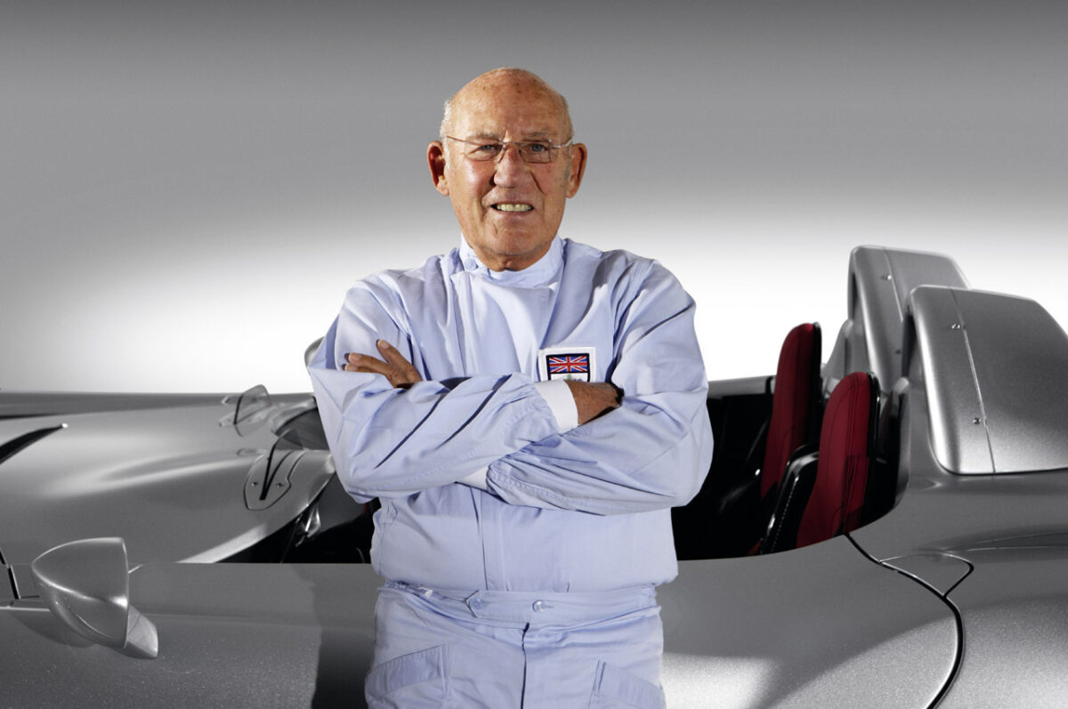Race car driver Stirling Moss